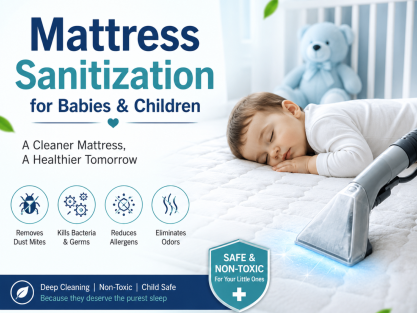 Mattress Sanitization for Babies & Children
