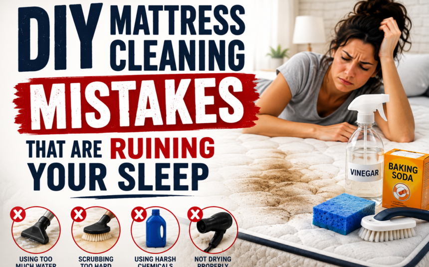 DIY Mattress Cleaning Mistakes