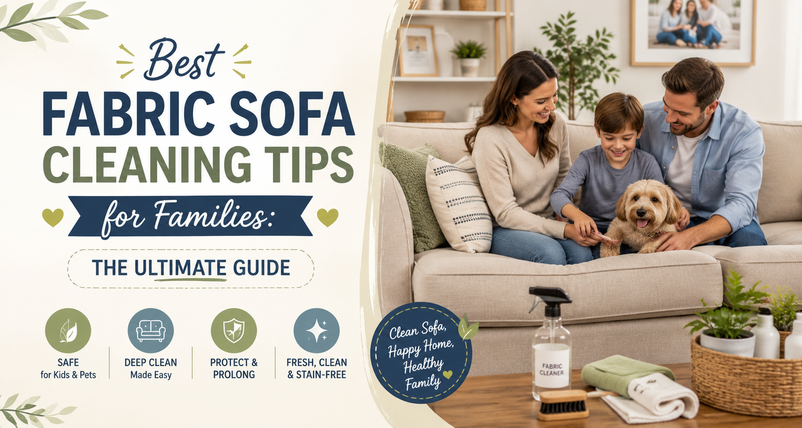 fabric sofa professional cleaning