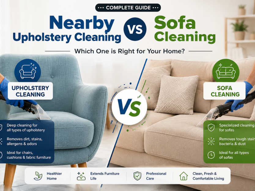 Nearby Upholstery Cleaning vs Sofa Cleaning